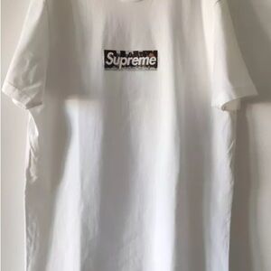 NWT Supreme Milian Grazie Italy Last Supper White Graphic T-Shirt mens Large